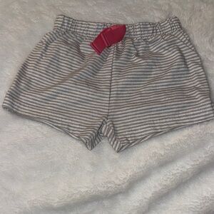 Carter's Striped Shorts with Pink Accent